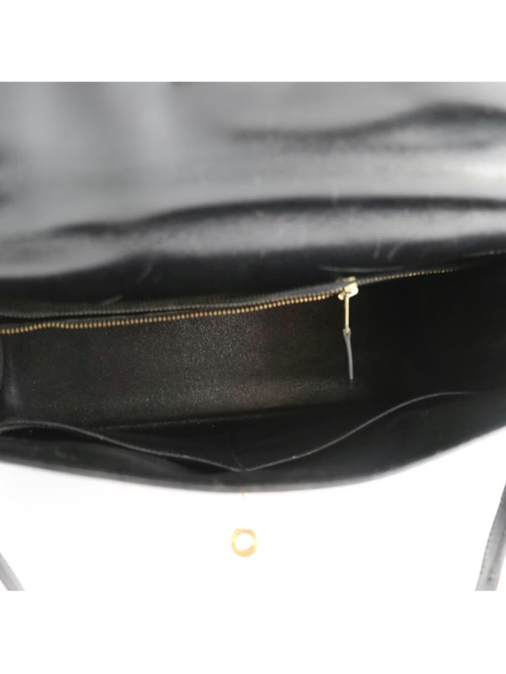 Hermès Vintage Black Kelly Retourne 32 Bag - Picture 5 of 16